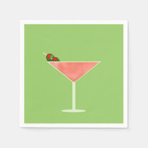 Serviettes Jetables Cocktail Hour Cocktail Napkins