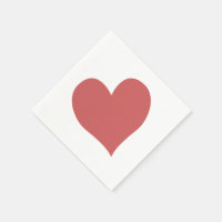Coeur rouge indien mignon
