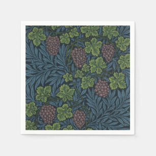 Serviettes Jetables Conception de papier peint de vigne de William