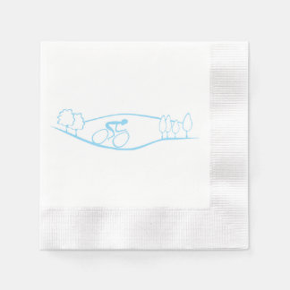 Serviettes Jetables Conception de vélo Napkin