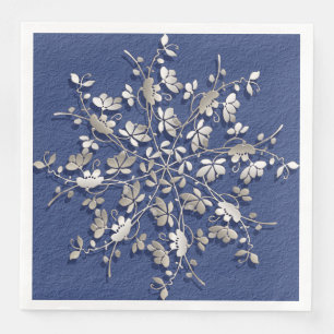 Serviettes Jetables conception florale