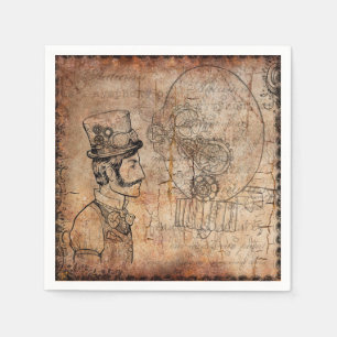 Serviettes Jetables Conceptions de serviette de Steampunk