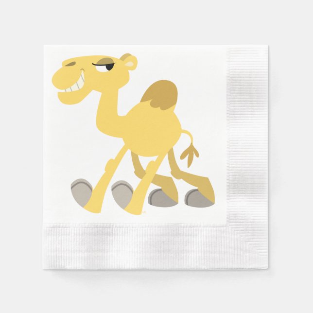 Serviettes Jetables Cool et mignonne Cartoon Papier de Camel (Devant)