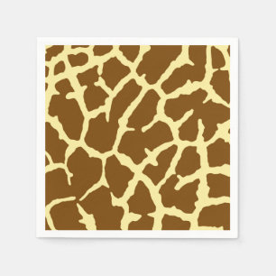 Serviettes Jetables Copie de girafe