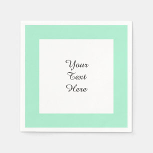 Serviettes Jetables Correspondance couleur haut de gamme verte à la p