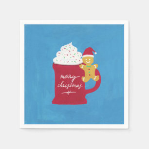 Serviettes Jetables Coupe de Joyeux Noël