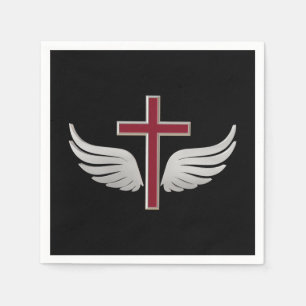 Serviettes Jetables Croix chrétienne