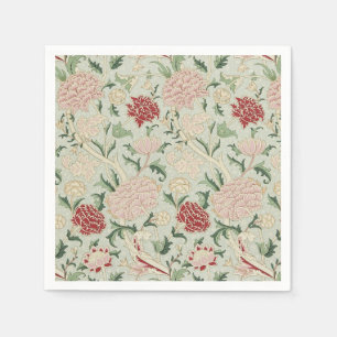 Serviettes Jetables Cru floral de Pre-Raphaelite de William Morris