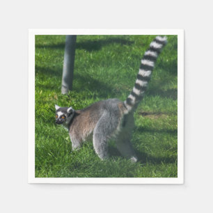 Serviettes Jetables Cute lemur