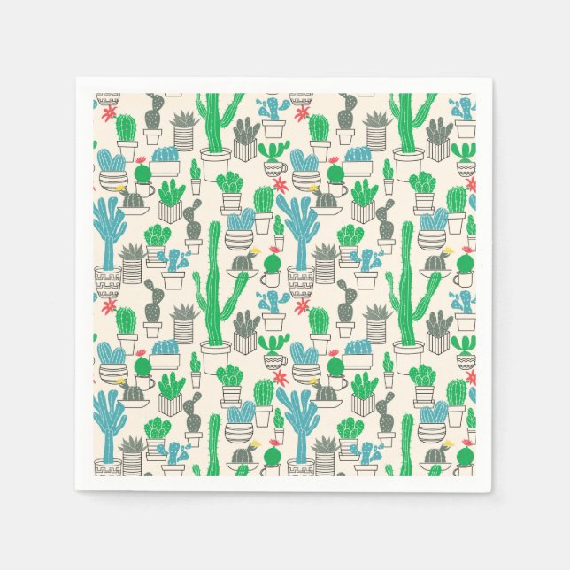 Serviettes Jetables Cute Motif Floral naturel (Devant)
