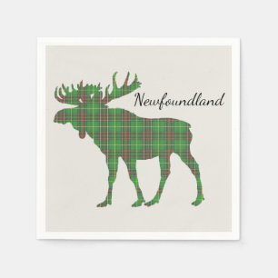 Serviettes Jetables Cute Tartan orignal Papier de Terre-Neuve