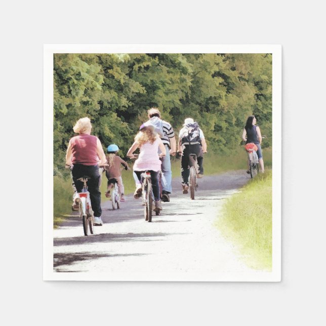 SERVIETTES JETABLES CYCLISME (Devant)