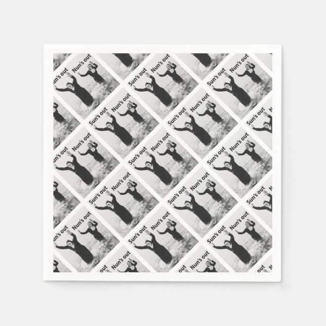 Serviettes Jetables Des soeurs dehors (Devant)