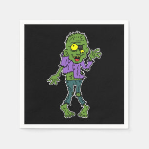 Serviettes Jetables Dessin Zombie Halloween Party