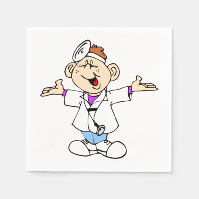 Serviettes Jetables Docteur (Devant)