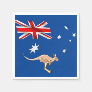 Serviettes Jetables Drapeau australien