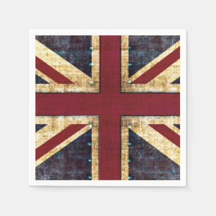 Serviettes Jetables Drapeau d'Union Jack Royaume-Uni