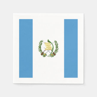 Serviettes Jetables Drapeau : Guatemala