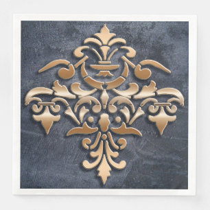 Serviettes Jetables élément de damassé