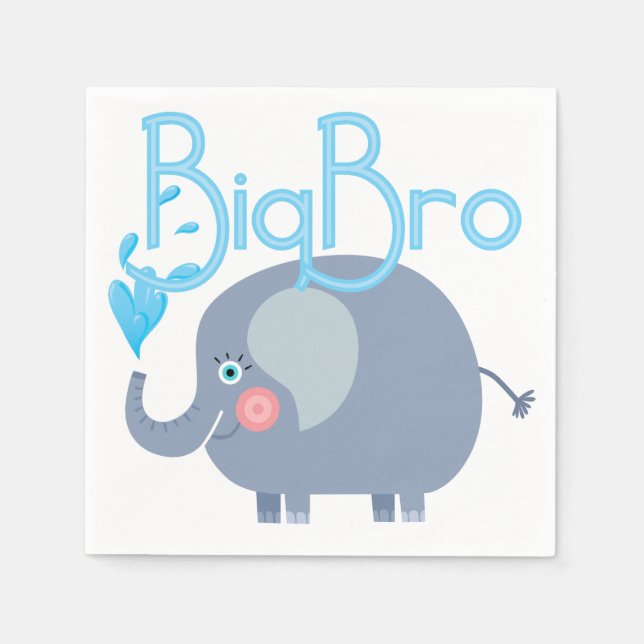 Serviettes Jetables Elephant Big Bro (Devant)