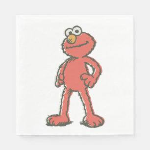 Serviettes Jetables Elmo Vintage