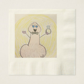 Serviettes Jetables Enis le pénis- Enis le pénis