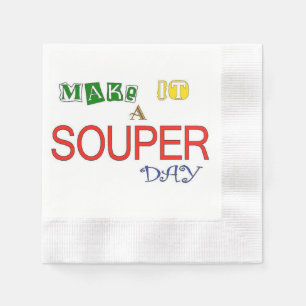Serviettes Jetables Faites-en une soupe