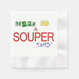 Serviettes Jetables Faites-en une soupe
