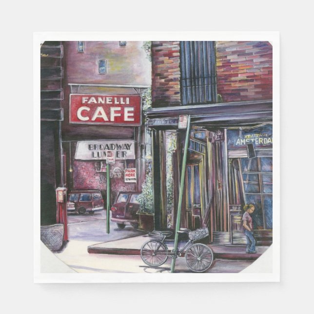 Serviettes Jetables Fanelli Charm, New York (Devant)