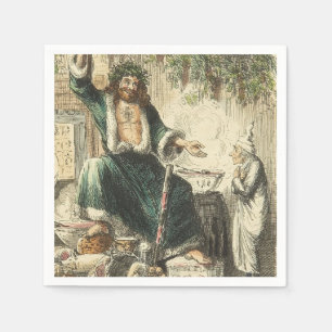 Serviettes Jetables Fantôme de Noël présent