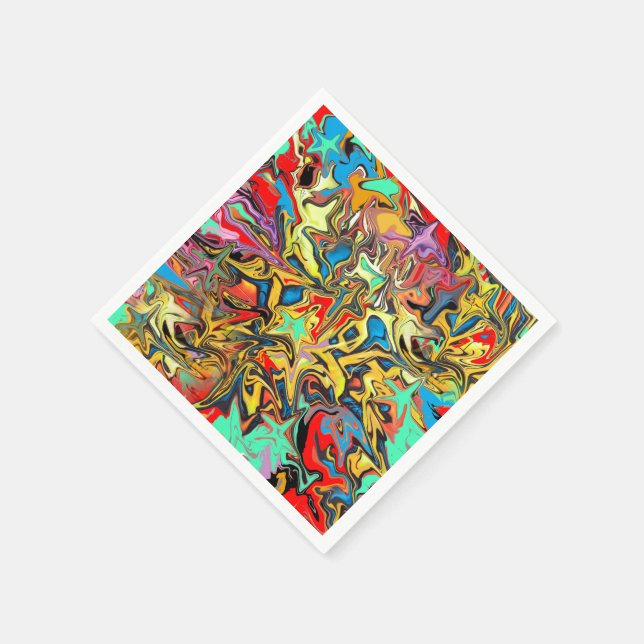 Serviettes Jetables Fête d'enfants graffiti tendance (Coin)