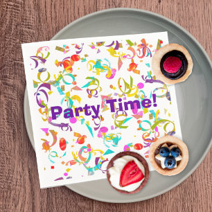 Serviettes Jetables Fête Festive Occasion spéciale Confetti Custom