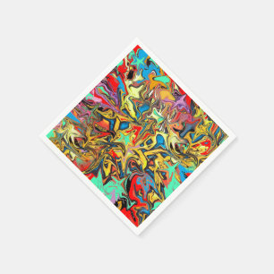 Serviettes Jetables Fête tendance graffiti pour enfants