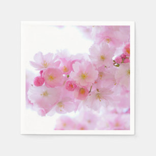 Serviettes Jetables Fleur de cerisier japonaise