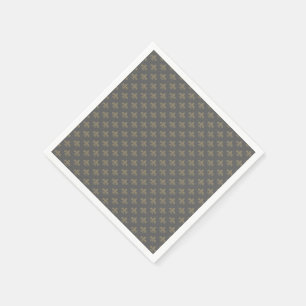 Serviettes Jetables Fleur de lis Motif + votre image ou texte