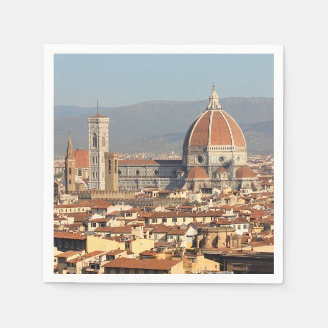 Serviettes Jetables Florence, Italie (Devant)