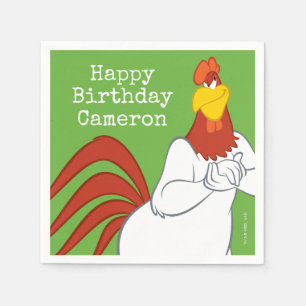 Serviettes Jetables Foghorn Leghorn   Mauvais regard