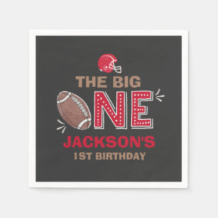 Serviettes Jetables Football Party Napkin Football 1er anniversaire