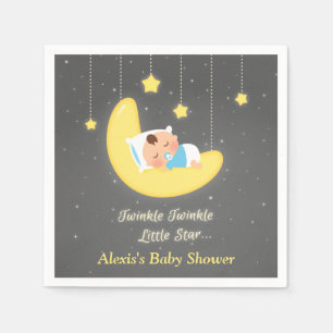 Serviettes Jetables Fournitures de Baby shower Twinkle Twinkle Little 