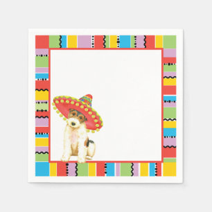 Serviettes Jetables Fox Terrier de fil de fiesta