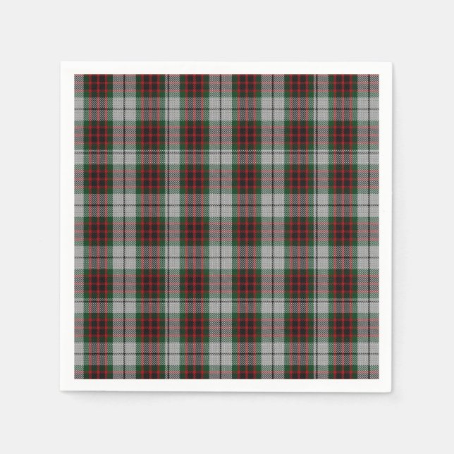 Serviettes Jetables Fraser Robe Tartan Papier Plaid Naples (Devant)