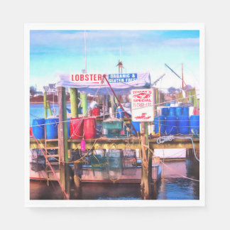 Serviettes Jetables Fruits de mer frais