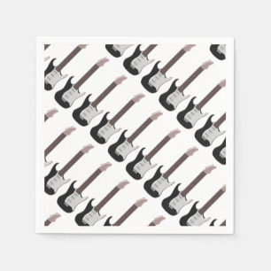 Serviettes Jetables Guitare électrique
