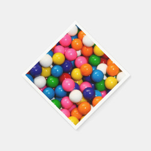 Serviettes Jetables Gumballs