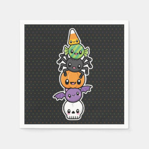 Serviettes Jetables Halloween Traite les serviettes