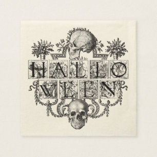 Serviettes Jetables Halloween vintage