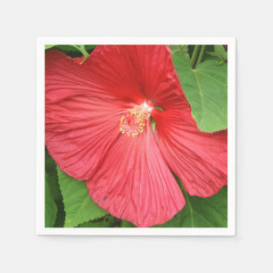 Serviettes Jetables Hibiscus Flower Bright Magenta