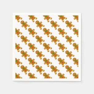 Serviettes Jetables Homme de pain d'épices