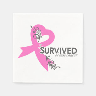 Serviettes Jetables I cancer du sein de Surived