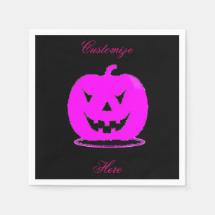 Serviettes Jetables Jack rose olantern Halloween Thunder_Cove